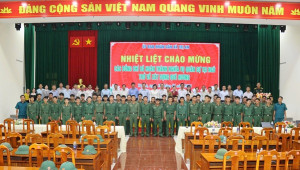 Xã Trị An tổ chức gặp mặt, đón 90 quân nhân hoàn thành nghĩa vụ quân sự trở về địa phương
