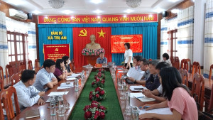 Họp Ban Chỉ đạo và Ủy ban bầu cử xã Trị An