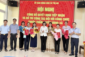 Hội nghị công bố quyết định tiếp nhận và bố trí công tác đối với công chức