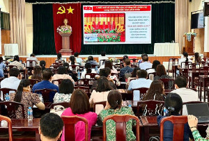 Xã Trị An tham gia hội nghị trực tuyến toàn quốc nghiên cứu, học tập, quán triệt nghị quyết đại hội XIV của Đảng