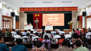 Kỳ họp thứ 8 (chuyên đề) Hội đồng Nhân dân xã Trị An khóa XII