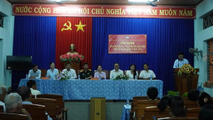 Hội nghị tiếp xúc giữa cử tri với những người ứng cử đại biểu HĐND xã nhiệm kỳ 2026 – 2031