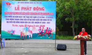 Trị An phát động Ngày chạy Olympic vì sức khỏe toàn dân năm 2026