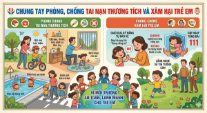 xã Trị An ban hành kế hoạch tuyên truyền phòng, chống tai nạn thương tích và xâm hại trẻ em năm 2026