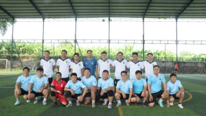 Xã Trị An giao lưu bóng đá