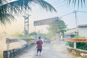 Triển khai tổng vệ sinh, khử trùng tiêu độc môi trường năm 2026 trên địa bàn xã Trị An