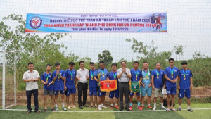 xã Trị An sôi nổi tổ chức giải bóng đá Futsal