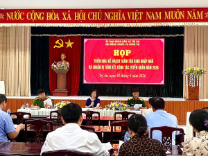 Họp triển khai kế hoạch thăm tân binh nhập ngũ và chuẩn bị tổng kết công tác tuyển quân năm 2026