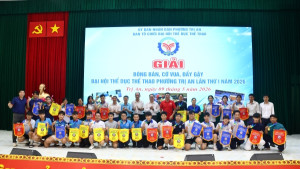 Sôi nổi các môn thi đấu Đại hội Thể dục thể thao phường Trị An năm 2026