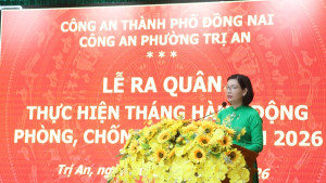 Phường Trị An ra quân hưởng ứng Tháng hành động phòng, chống ma túy năm 2026