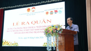 UBMTTQVN phường Trị An phát động phong trào thi đua “Toàn dân chung tay bảo vệ môi trường, vì một Việt Nam xanh – sạch – đẹp”