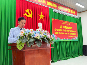 Phường Trị An khai giảng lớp bồi dưỡng lý luận chính trị và...
