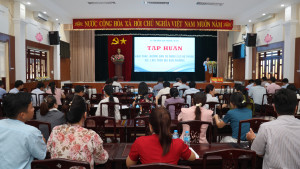 Phường Trị An tập huấn hướng dẫn khai thác các hệ thống IOC, LRIS phục vụ chuyển đổi số