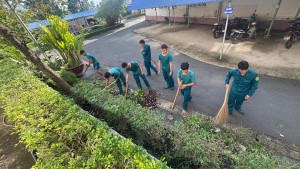 Tuổi trẻ Ban Chỉ huy Quân sự phường Trị An: Chủ động, xung kích trong thực hiện công tác dân vận và bảo vệ môi trường