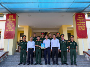 Phường Trị An thăm, động viên cán bộ, chiến sĩ Đội K72