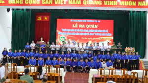 phường Trị An tổ chức Lễ ra quân thực hiện “Chiến dịch Mùa hè số cùng VNeID, hướng dẫn công dân số, đồng hành cùng Nhân dân thực hiện Đề án 06”