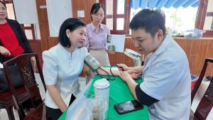 Khám sức khỏe cho CBCCNLĐ năm 2026 tại phường Trị An