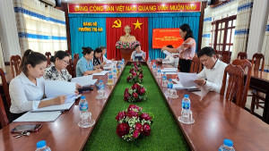 Thường trực HĐND phường Trị An tổ chức phiên họp thứ tư khóa I