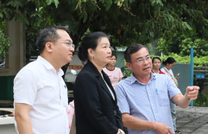 Giông lốc gây thiệt hại tại Trường TH-THCS Trị An, phường Trị An