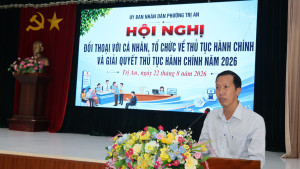 Hội nghị đối thoại với cá nhân, tổ chức về thủ tục hành chính năm 2026