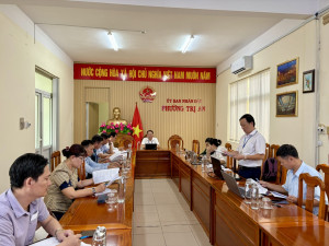 Phường Trị An rà soát công tác chuẩn bị ra mắt Không gian Đổi mới sáng tạo