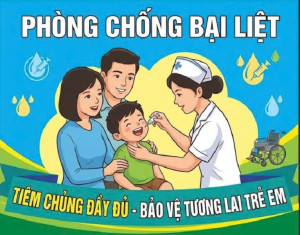 Tuyên truyền phòng, chống bệnh bại liệt và tiêm chủng vắc...
