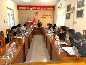 Phường Trị An tiếp Đoàn giám sát việc thực hiện chính sách...