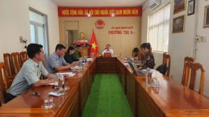 Phường Trị An họp ban chỉ đạo phát triển khoa học, công nghệ, đổi mới sáng tạo, chuyển đổi số và đề án 06