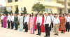 Đoàn đại biểu dự Đại hội đã long trọng tổ chức lễ viếng, dâng hương tưởng nhớ Chủ tịch Hồ Chí Minh, Đại tướng Võ Nguyên Giáp trong khuôn viên Tỉnh ủỷ.