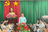 Ông Hà Anh Dũng - Ủy viên Ban Thường vụ Tỉnh ủy,  Phó Chủ tịch Thường trực Ủy ban Mặt trận Tổ quốc Việt Nam tỉnh phát biểu chỉ đạo Hội nghị