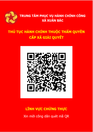 BỘ THỦ TỤC HÀNH CHÍNH THUỘC THẨM QUYỀN GIẢI QUYẾT CẤP XÃ: LĨNH VỰC CHỨNG THỰC