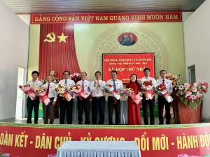 KHAI MẠC KỲ HỌP THỨ NHẤT HĐND XÃ XUÂN BẮC KHÓA VIII, NHIỆM...