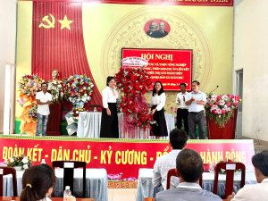 Hội nghị thành lập Hợp tác xã nông nghiệp sinh thái và triển khai đăng ký thực hiện chuỗi liên kết sản xuất, tiêu thụ sản phẩm sầu riêng trên địa bàn xã Xuân Bắc
