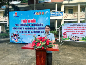 Tuyên truyền phòng, chống tác hại thuốc lá và phòng, chống đuối nước cho trẻ em, học sinh