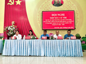 HỘI NGHỊ TIẾP XÚC CỬ TRI TRƯỚC KỲ HỌP THƯỜNG LỆ GIỮA NĂM 2026: PHÁT HUY QUYỀN LÀM CHỦ CỦA NHÂN DÂN, NÂNG CAO HIỆU QUẢ HOẠT ĐỘNG CỦA CHÍNH QUYỀN ĐỊA PHƯƠNG