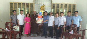 XÃ XUÂN ĐỊNH TỔ CHỨC ĐOÀN THĂM HỎI, GẶP GỠ CÁC CƠ SỞ TÔN GIÁO TRÊN ĐỊA BÀN