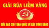 TÍCH CỰC HƯỞNG ỨNG GIẢI BÁO CHÍ VỀ XÂY DỰNG ĐẢNG (GIẢI BÚA...