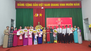 UBND xã Xuân Định tổ chức Lễ công bố Quyết định về công tác cán bộ