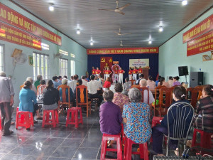 KHU DÂN CƯ ẤP HÒA HỢP – XÃ XUÂN ĐỊNH TỔ CHỨC NGÀY HỘI ĐẠI ĐOÀN KẾT TOÀN DÂN TỘC