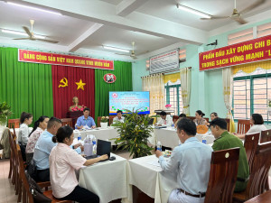 ĐOÀN LIÊN NGÀNH KIỂM TRA HOẠT ĐỘNG GIÁO DỤC TẠI TRƯỜNG TIỂU HỌC HÙNG VƯƠNG
