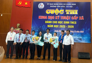 Xã Xuân Định tổ chức Hội thi Khoa học Kỹ thuật học sinh THCS...