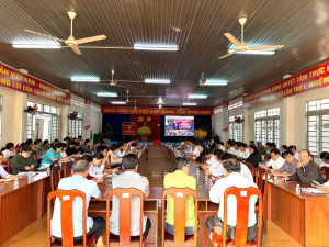 Cán bộ, đảng viên xã Xuân Định tham gia học tập Nghị quyết Đại hội Đảng bộ tỉnh Đồng Nai