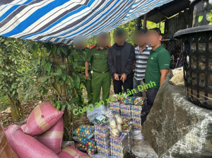 Công an xã Xuân Định bắt người phạm tội quả tang