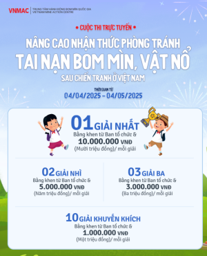 HƯỞNG ỨNG CUỘC THI TRỰC TUYẾN PHÒNG TRÁNH BOM MÌN
