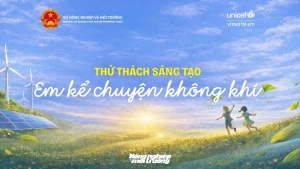 HƯỞNG ỨNG CUỘC THI THỬ THÁCH SÁNG TẠO “EM KỂ CHUYỆN KHÔNG KHÍ”