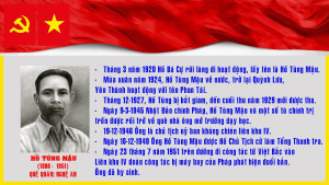 KỶ NIỆM 130 NĂM NGÀY SINH ĐỒNG CHÍ HỒ TÙNG MẬU (15/6/1896 - 15/6/2026)