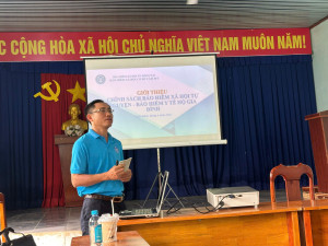 Xã Xuân Định tổ chức tuyên truyền chính sách BHXH tự nguyện, BHYT hộ gia đình tại ấp Hòa Hợp