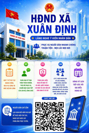 HỘI ĐỒNG NHÂN DÂN XÃ XUÂN ĐỊNH TRIỂN KHAI KÊNH “LẮNG NGHE Ý...