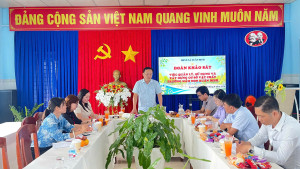 Thường trực HĐND xã khảo sát việc quản lý, sử dụng và xây dựng cơ sở vật chất các trường học trên địa bàn xã
