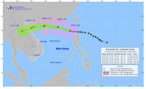 Siêu bão số 9 Nagasa giật trên cấp 17, vượt qua Yagi, hướng vào Bắc Bộ